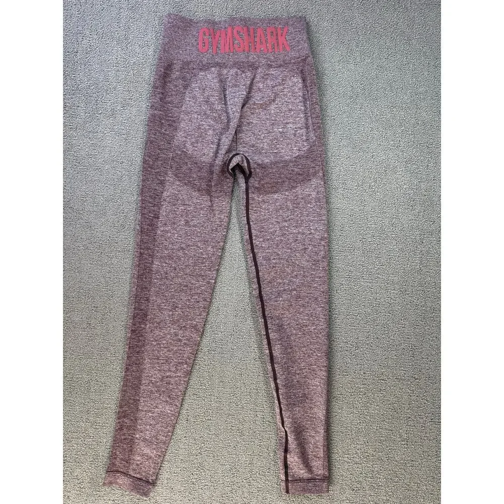 Gymshark Leggings Tight Small Heathered Purple Workout Running Active Athleisure
